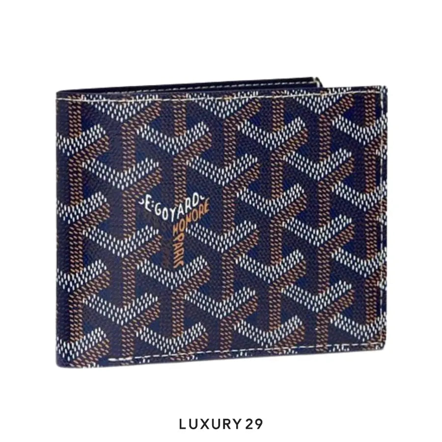 Goyard Victoire Wallet Navy Blue