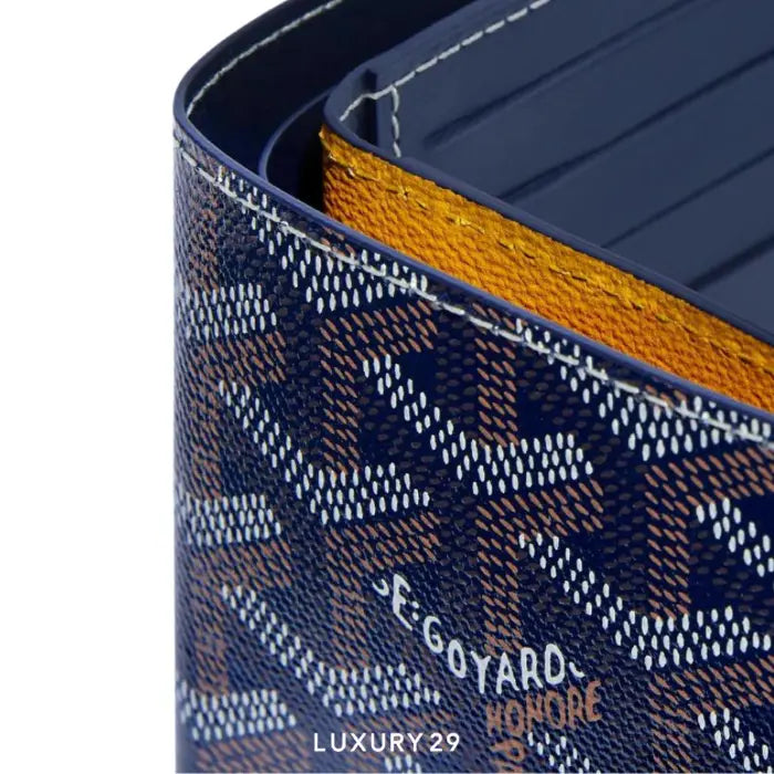 Goyard Victoire Wallet Navy Blue GOYARD