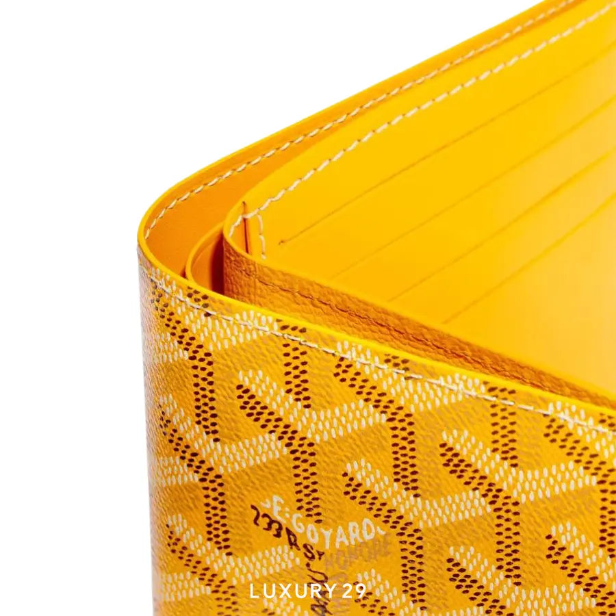 Goyard Victoire Wallet Yellow GOYARD