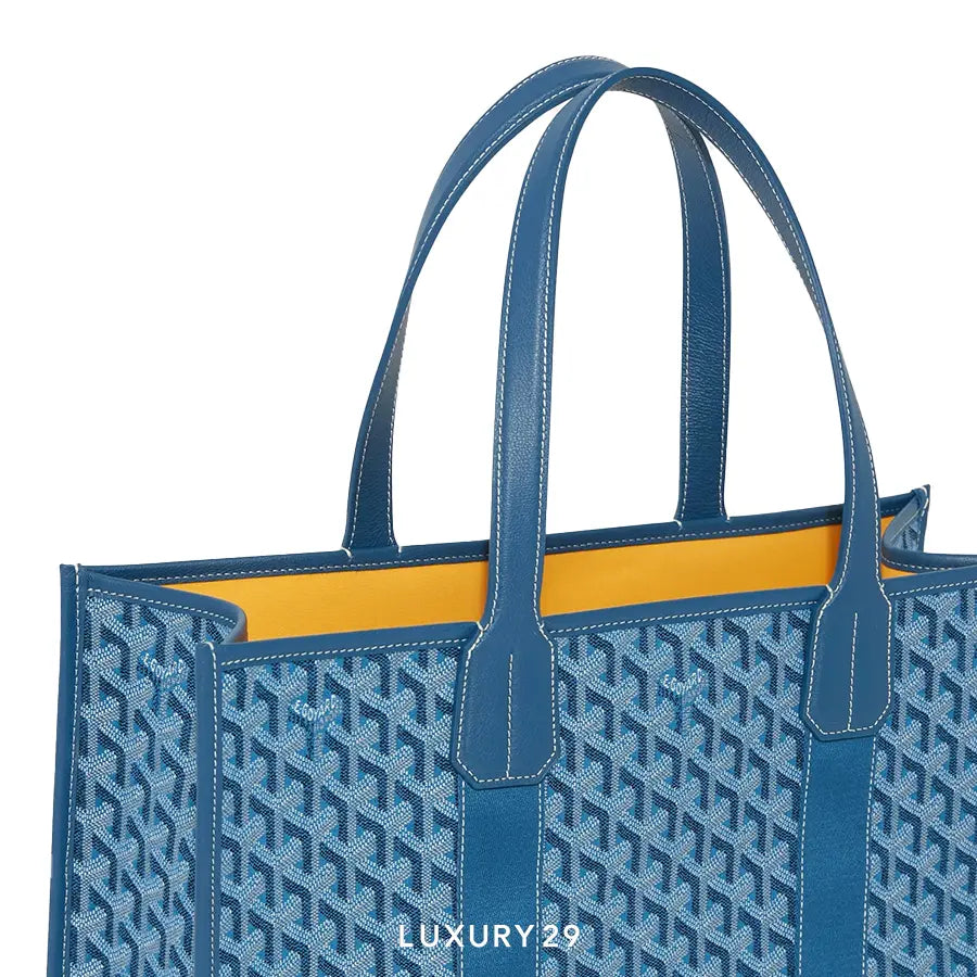 Goyard Villette Jacquard tote bag MM Ocean Blue GOYARD