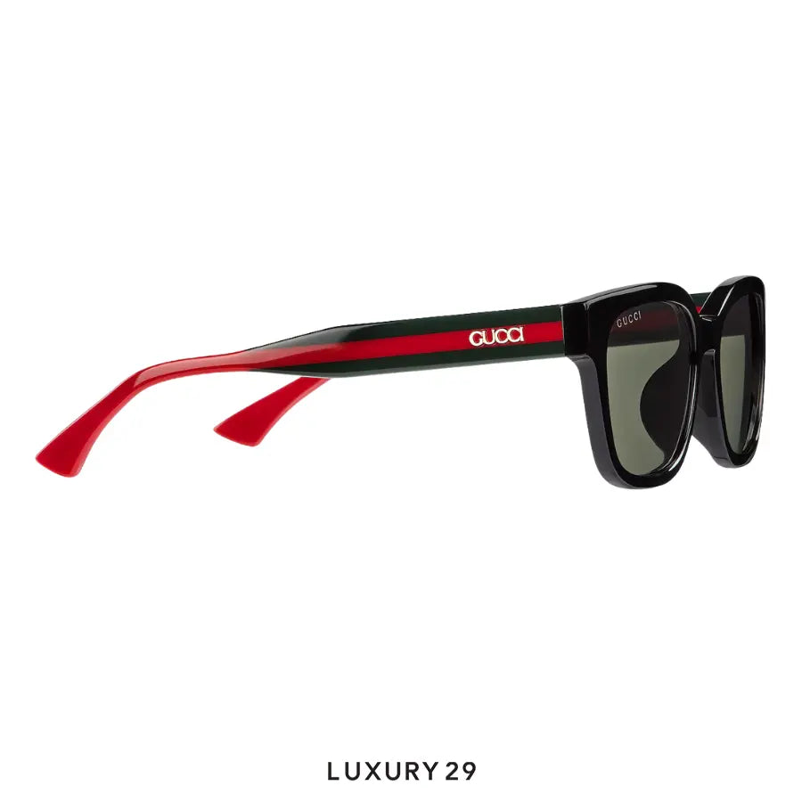 Gucci Low nose bridge fit square sunglasses black GUCCI Luxury29