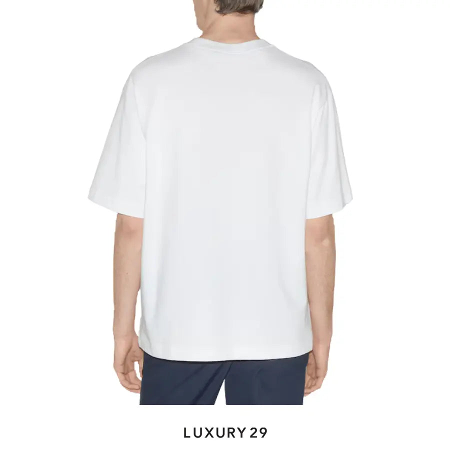 Gucci Cotton jersey T-shirt with Gucci print Gucci Interlocking G striped print White/Blue/Red GUCCI Luxury29