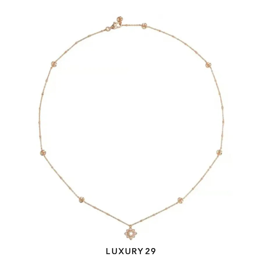 Gucci Flora 18k diamond necklace
