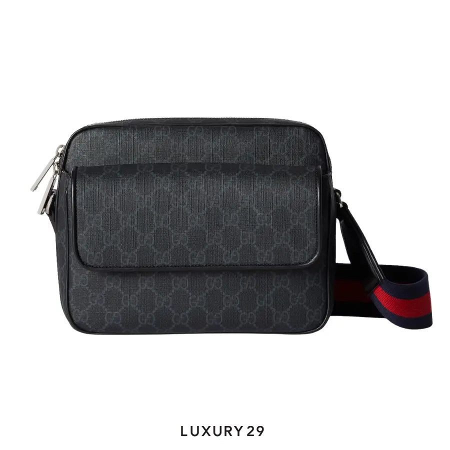 Gucci GG Black small crossbody bag Black GG Supreme canvas