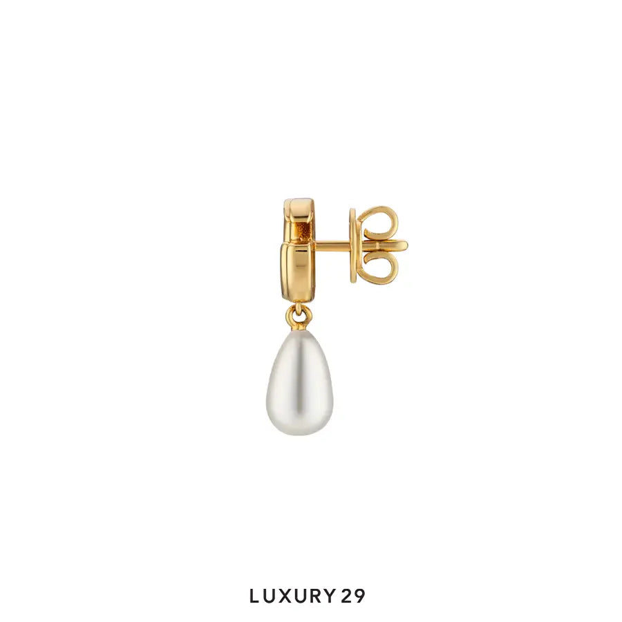 Gucci GG Marmont pearl drop earrings