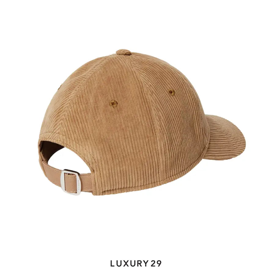 Gucci GG Velvet baseball hat with embroidery Brown