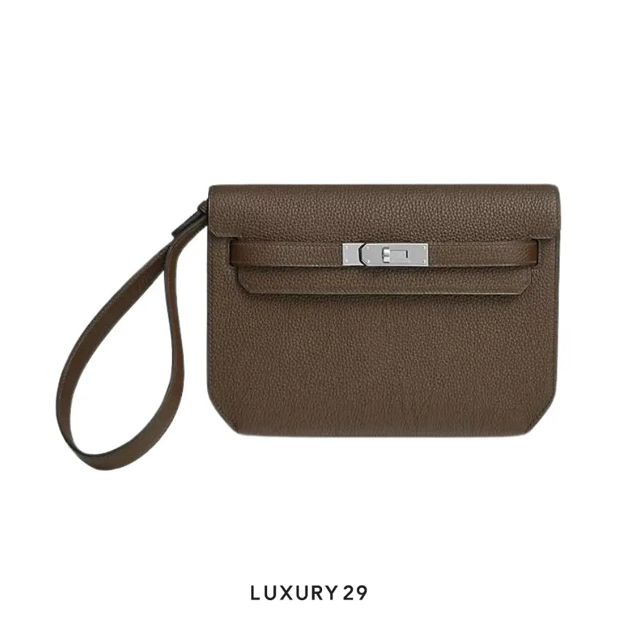 Hermes Kelly depeches 25 pouch Ecorce HERMES