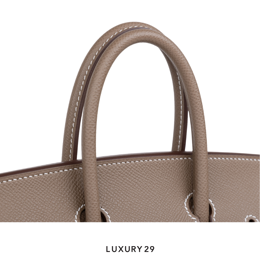 Hermes Birkin Sellier 25 Epsom Etoupe Palladium Hardware W Stamp (2024) HERMES