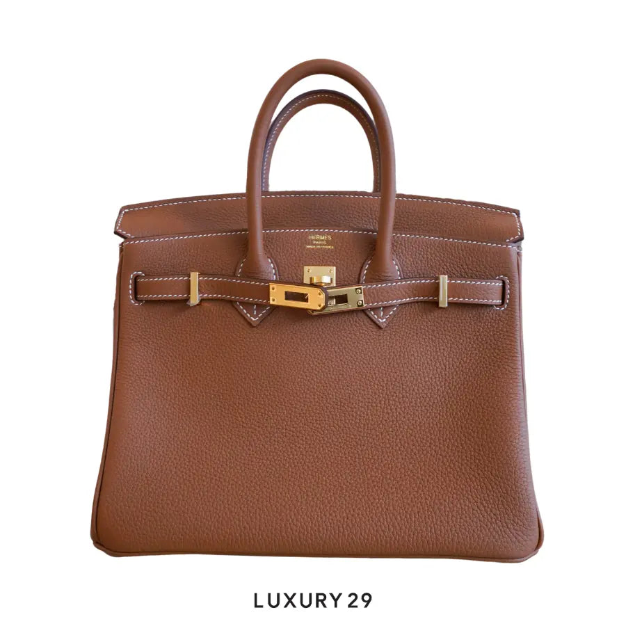 Hermes Birkin 25 Gold Togo Gold Hardware / B Stamp (2023) HERMES