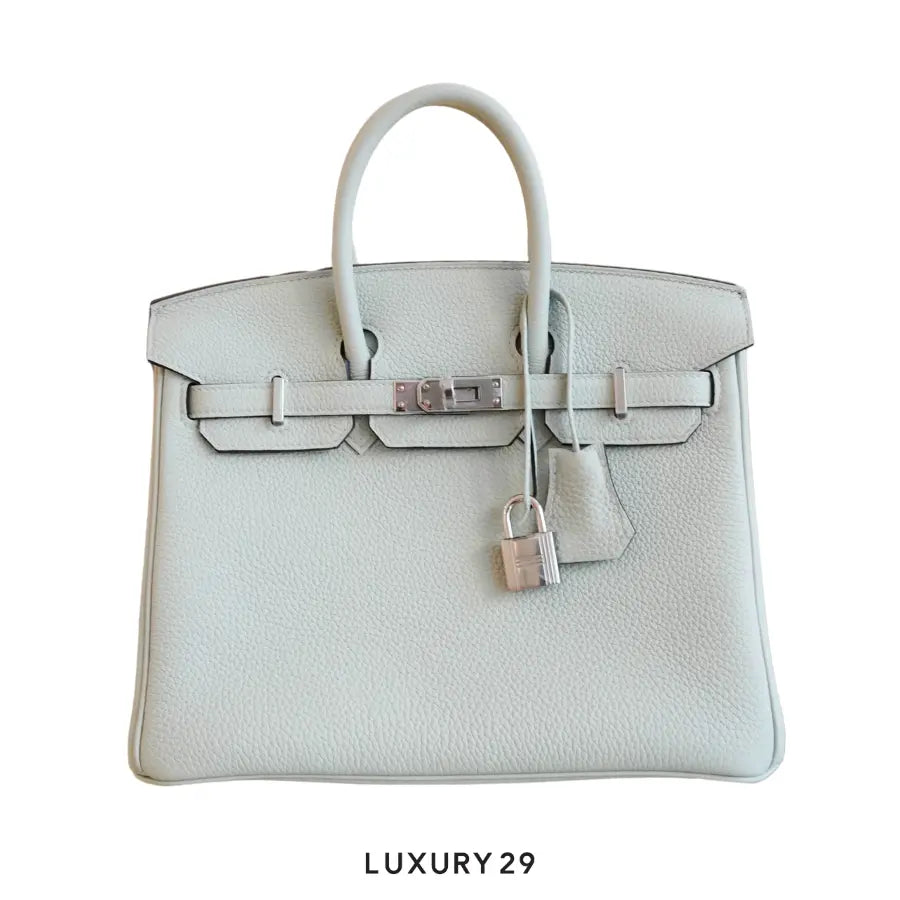 Hermes Birkin 25 Gris Neve Togo Palladium Hardware / B Stamp (2023)