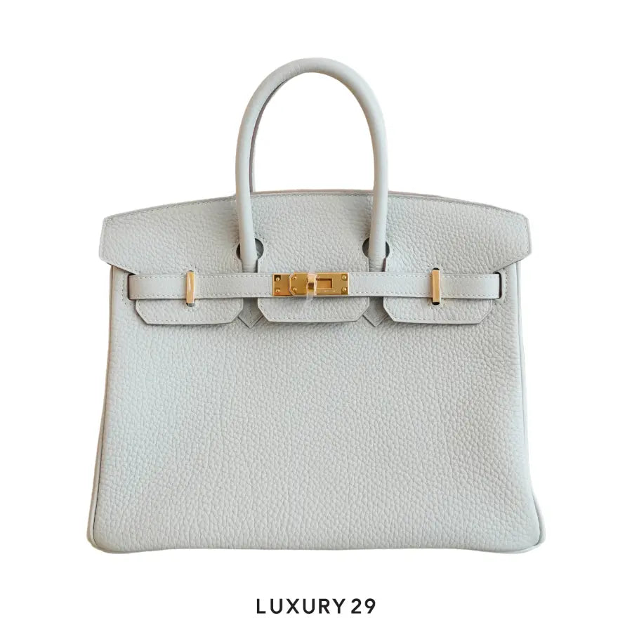 Hermes Birkin 25 Gris Pale Togo Gold Hardware / B Stamp (2023)