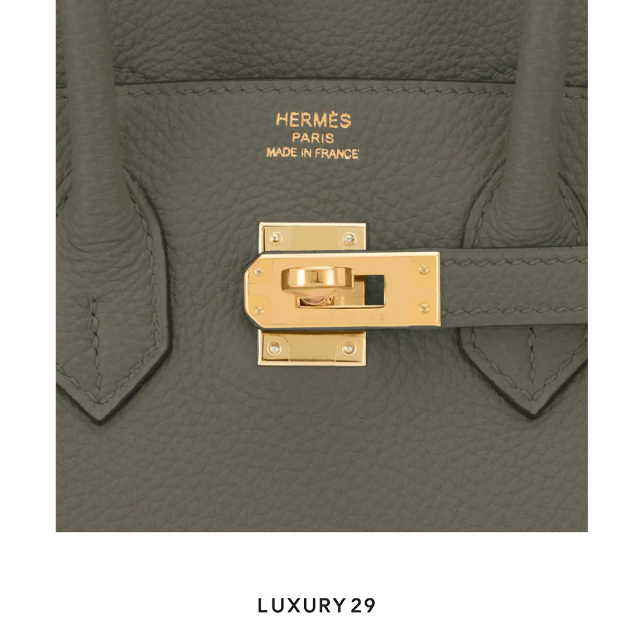 Hermes Birkin 25 Vert Maquis Bag Togo Gold Hardware Military Green K Stamp (2025) HERMES