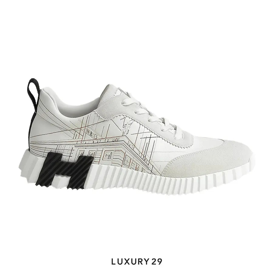 Hermes Bouncing Black Sneaker Blanc(M)