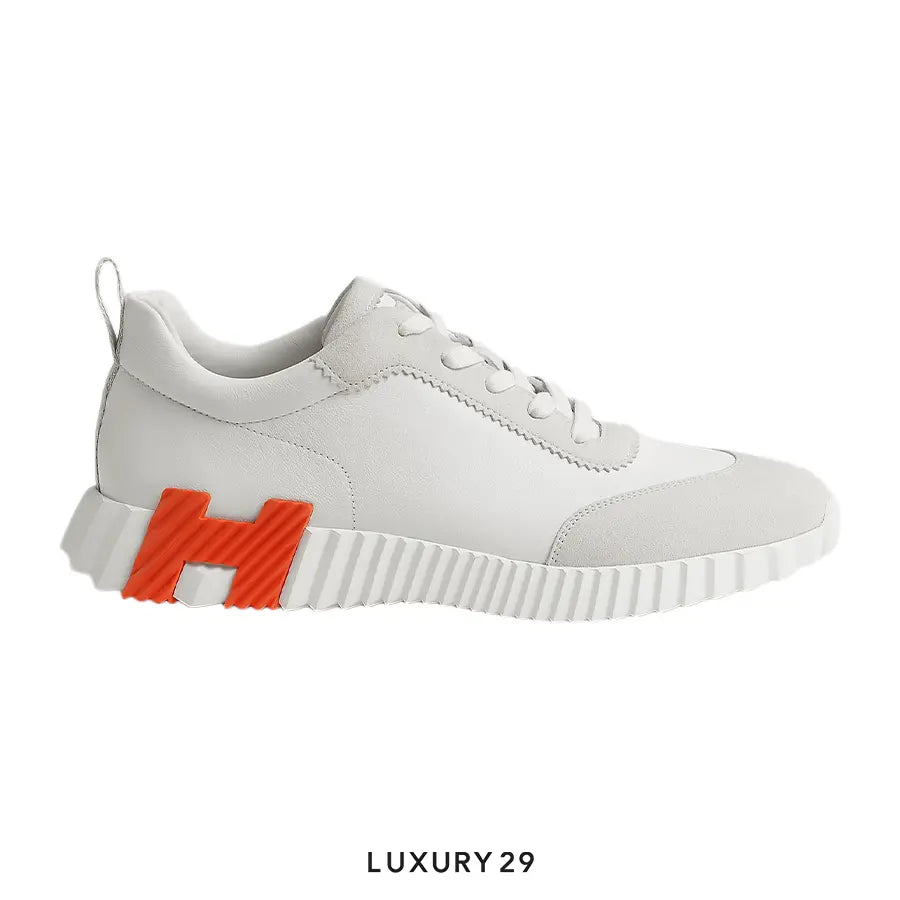Hermes Bouncing Orange Sneaker Blanc(M)