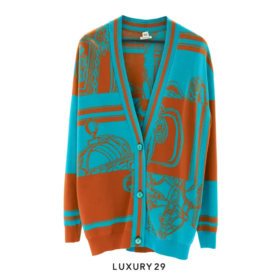 Hermes Cardigan Inspi Golfeur Maille