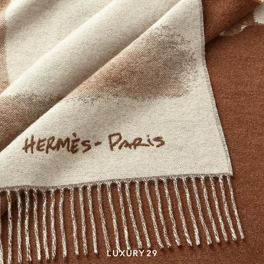 Hermes Cheval Talaria blanket Chataigne HERMES