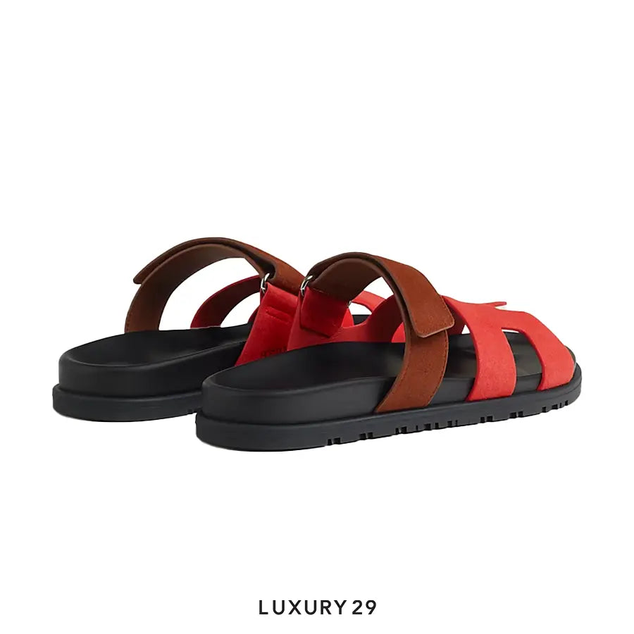 Hermes Chypre Sandal Rouge Cinetique / Gold HERMES