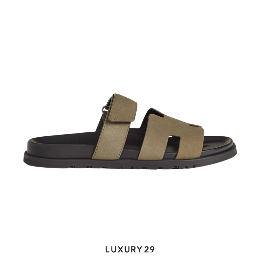 Hermes Chypre sandal Vert Toundra HERMES