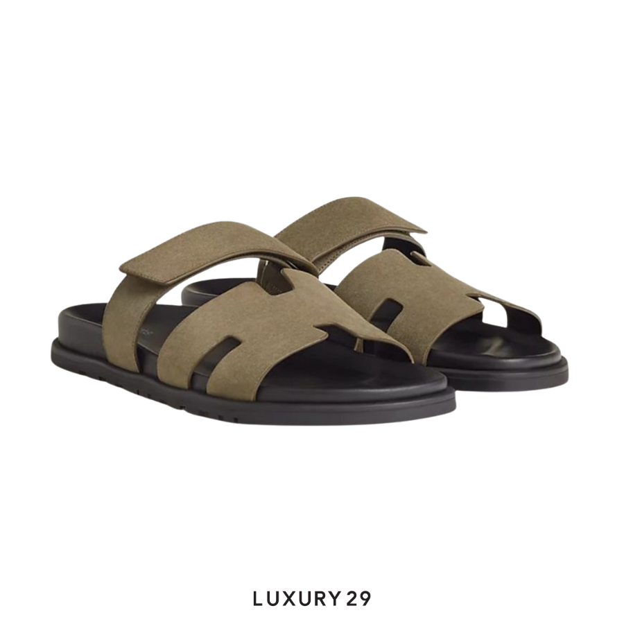 Hermes Chypre sandal Vert Toundra HERMES