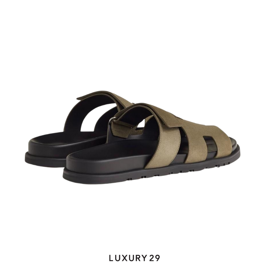 Hermes Chypre sandal Vert Toundra HERMES