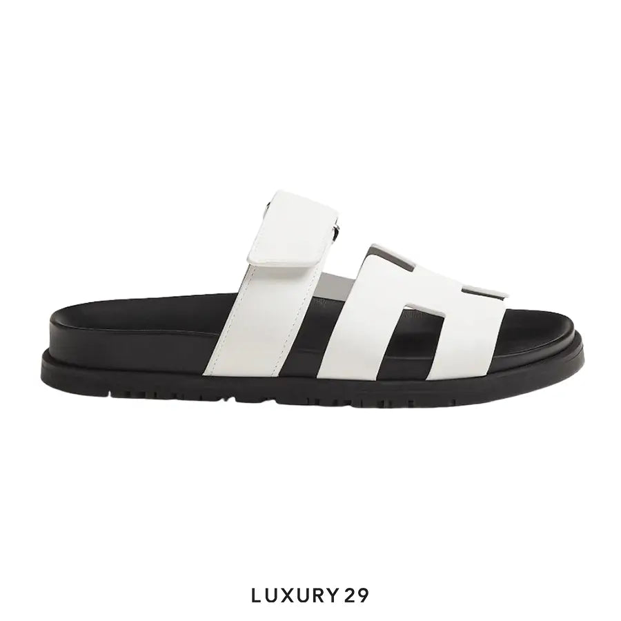 Hermes Chypre sandal Blanc