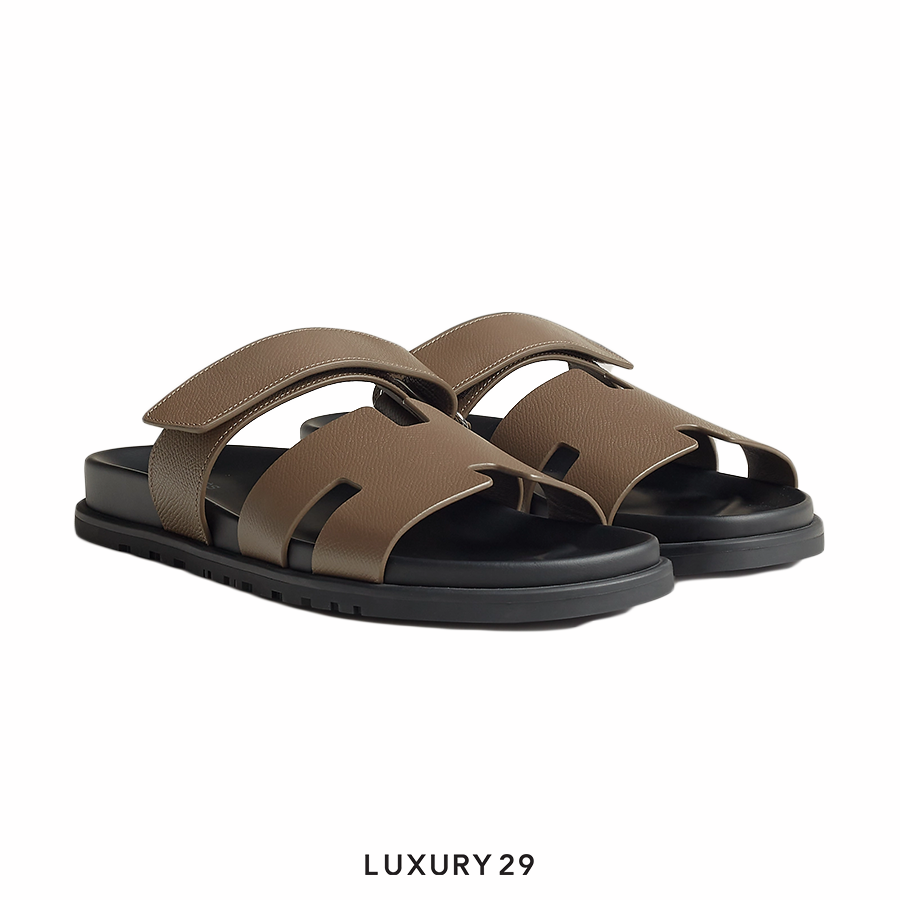 Hermes Chypre sandal Etoupe HERMES
