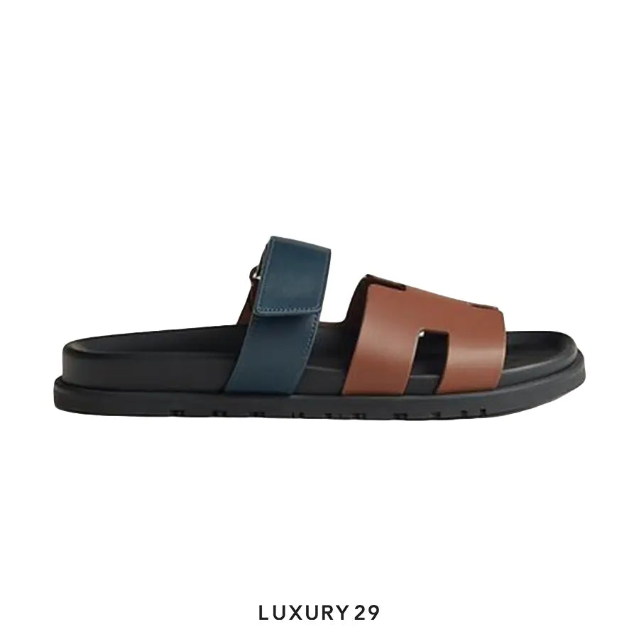 Hermes Chypre sandal Gold / Bleu Celeste