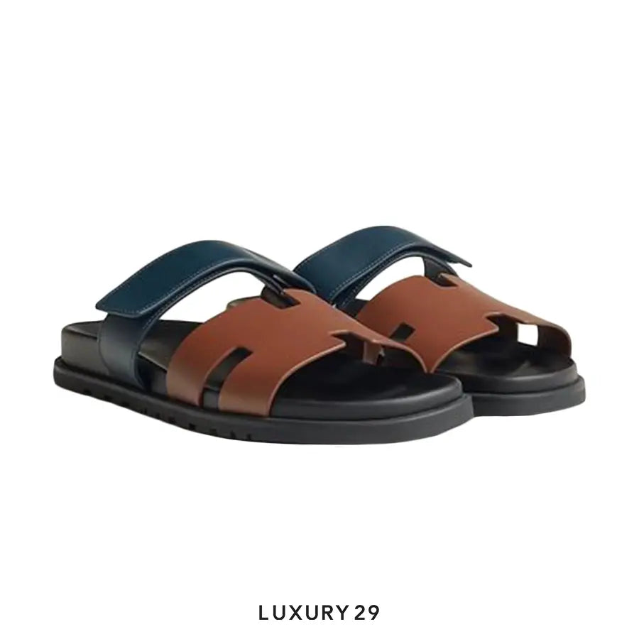 Hermes Chypre sandal Gold / Bleu Celeste HERMES