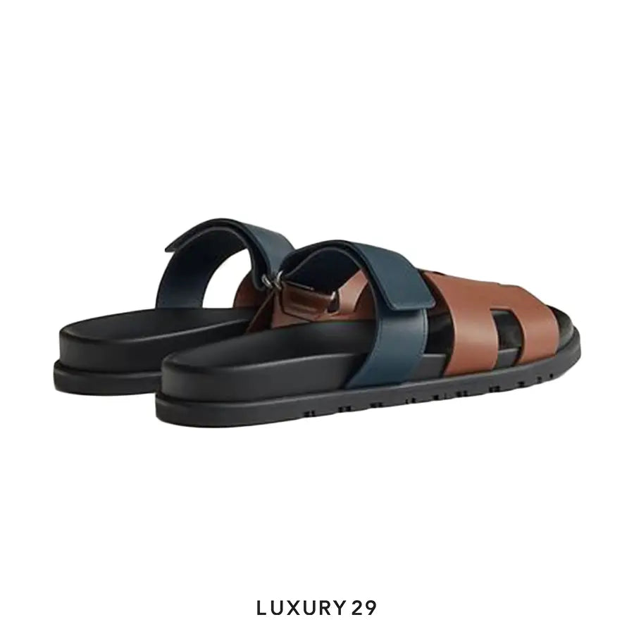 Hermes Chypre sandal Gold / Bleu Celeste HERMES