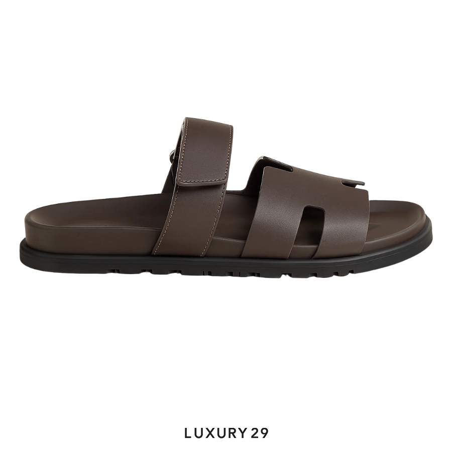 Hermes Chypre sandal Veau Ecorce HERMES