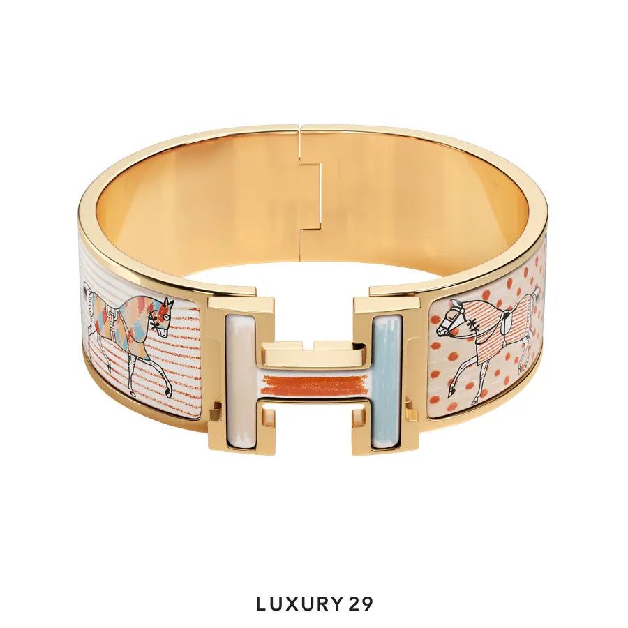 Hermes Clic Clac H Coloriages et Tenues de Jour bracelet PM solaire - Luxury29