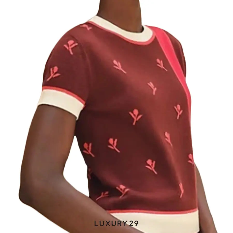 Hermes ���Etriers��� short-sleeve Rouge