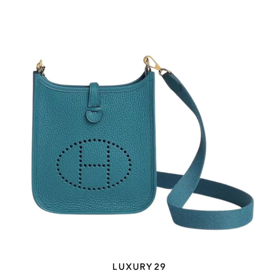 Hermes Evelyne 16 Amazone Bag New Bleu Jean