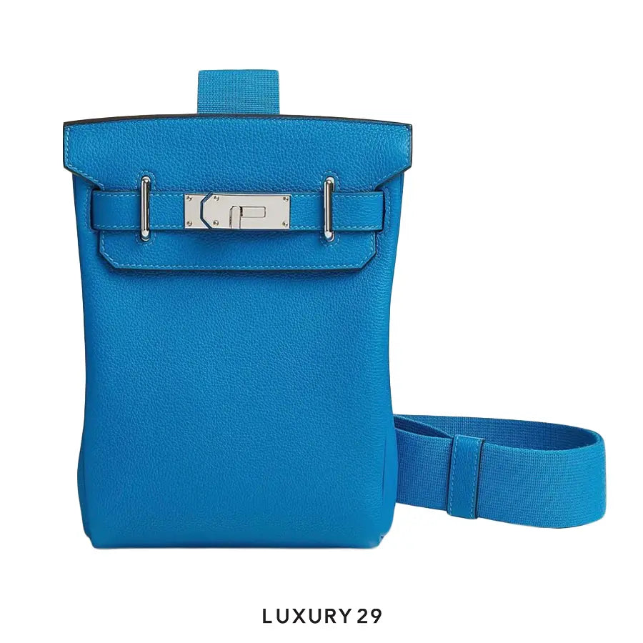Hermes Hac A Dos PM Backpack Bleu HERMES