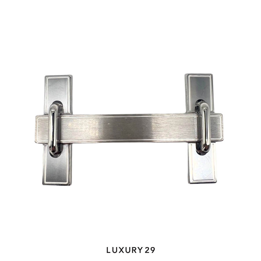 Hermes Jumping belt buckle Silver HERMES