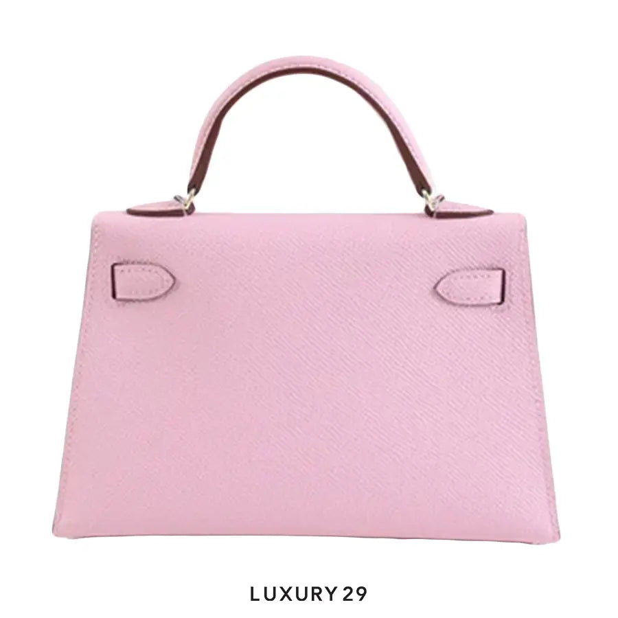 Hermes Kelly 20 Mini Sellier Pink Epsom Gold Hardware HERMES