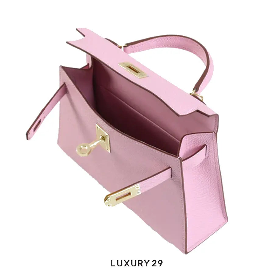 Hermes Kelly 20 Mini Sellier Pink Epsom Gold Hardware HERMES