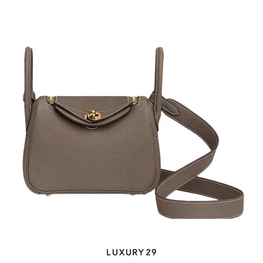 Hermes Lindy Mini Bag Etoupe HERMES
