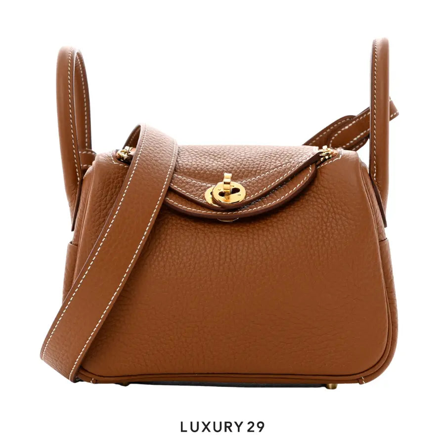 Hermes Lindy Mini Bag Gold