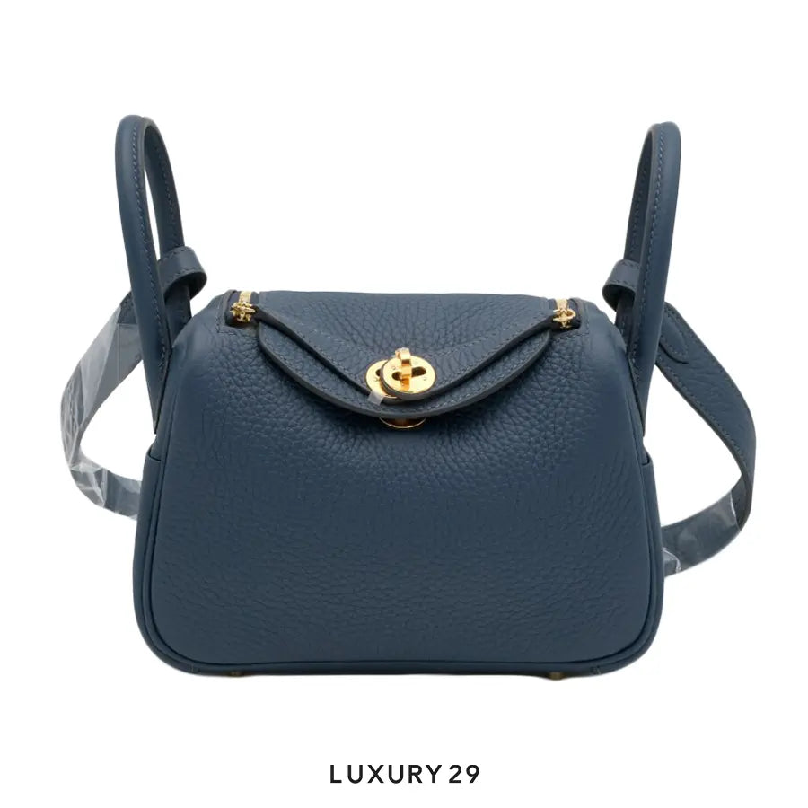 Hermes Lindy Mini II Bleu de Prusse HERMES