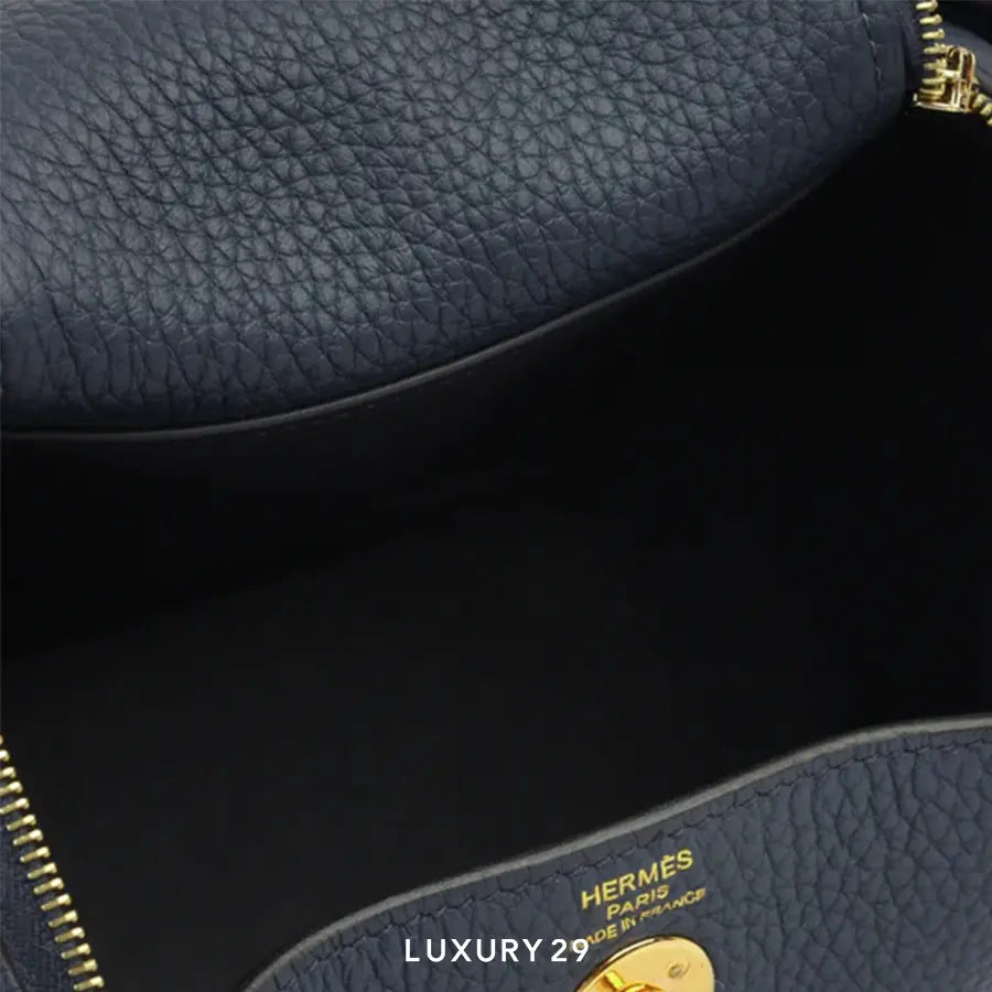 Hermes Lindy Mini II Bleu de Prusse HERMES