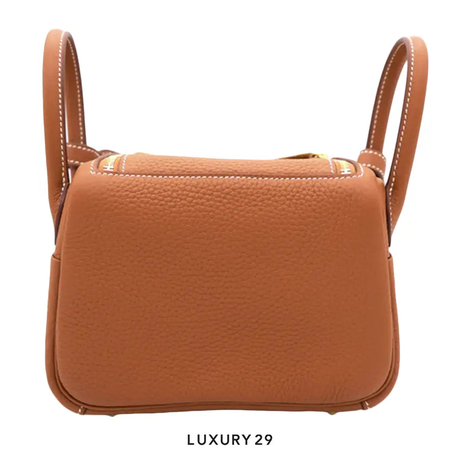 Hermes Mini-Tasche Lindy Gold HERMES