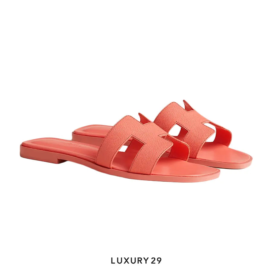 Hermes  Oran Sandal Orange HERMES
