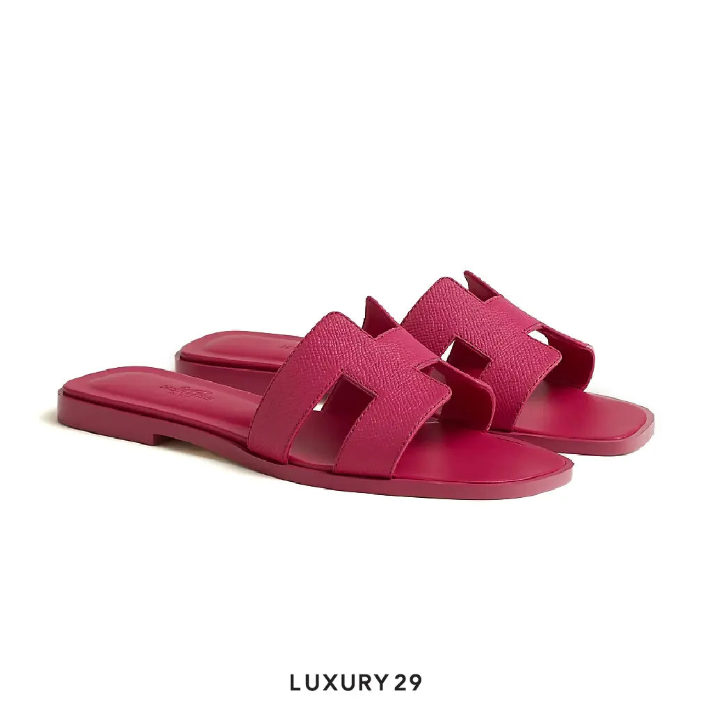 Hermes Oran Sandal Rose Bougainvillier HERMES