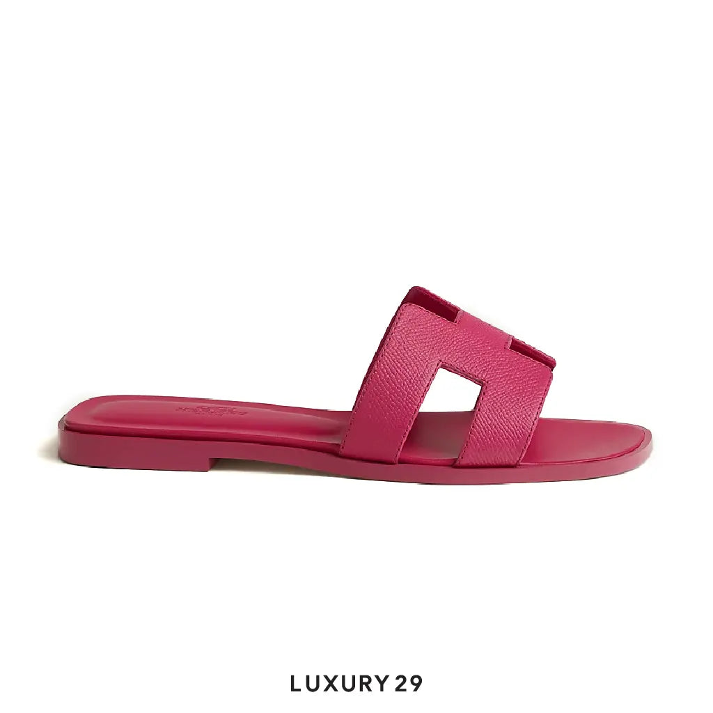 Hermes Oran Sandal Rose Bougainvillier