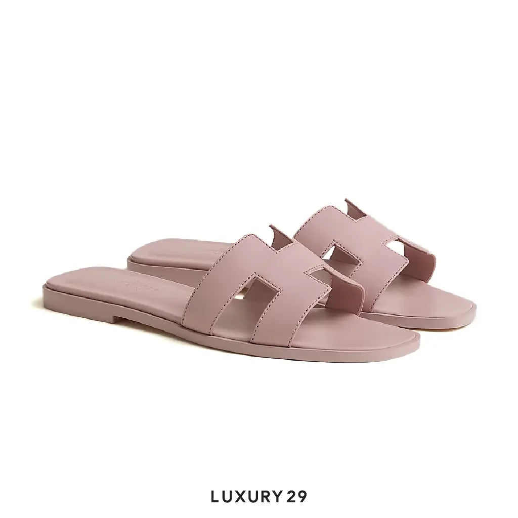 Hermes Oran Sandal Rose cancan HERMES