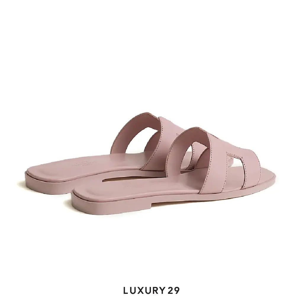 Hermes Oran Sandal Rose cancan HERMES