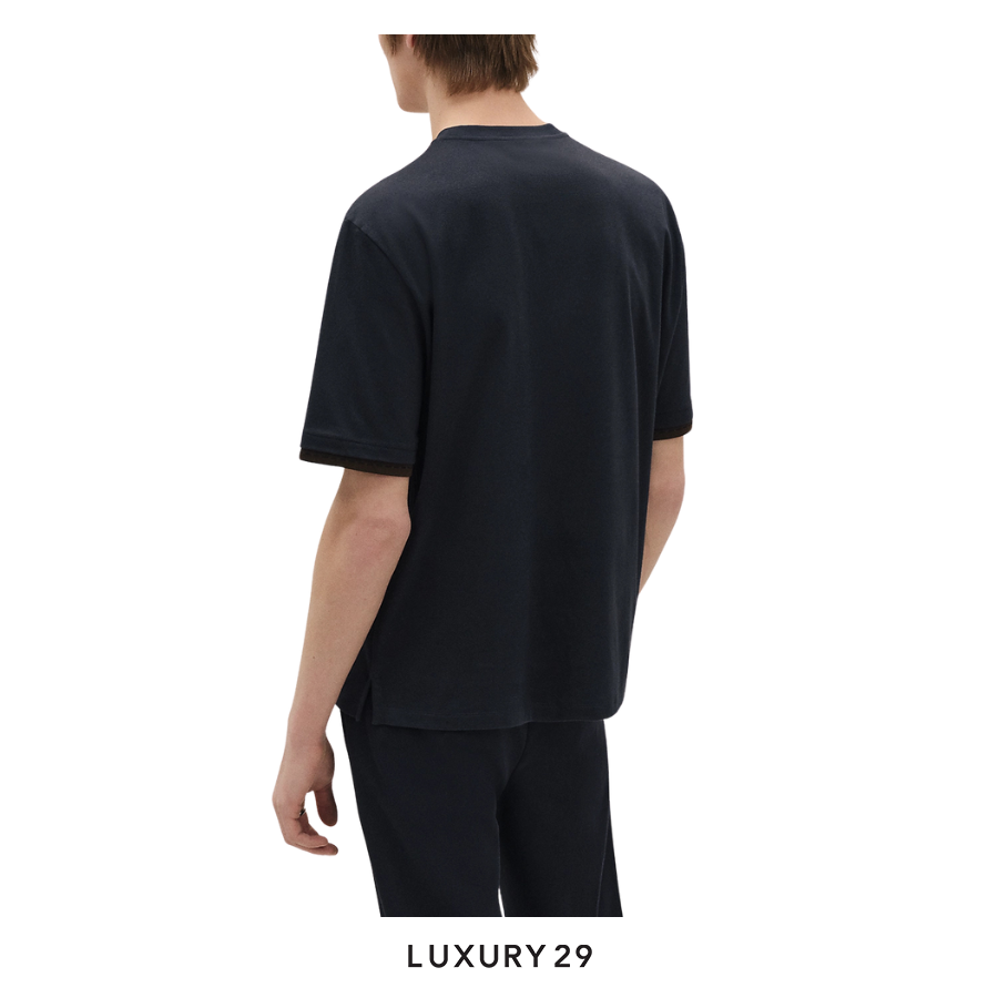 Hermes "Piqures sellier" t-shirt Marine HERMES