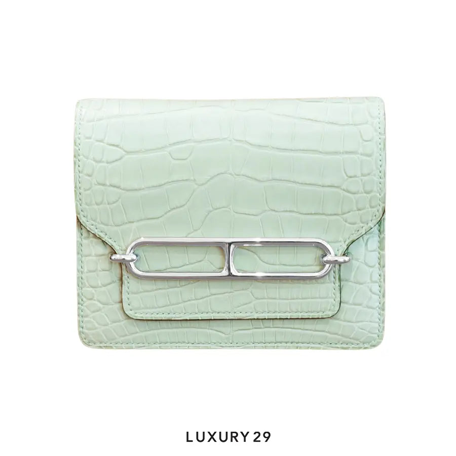Hermes Portefeuille Roulis Silm Compact Alligator Miss Mat / B Stamp (2023)