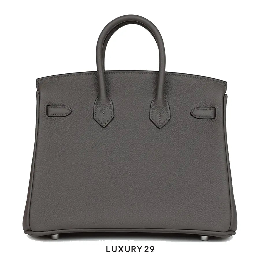 Hermes SAC Birkin 25 VEAU TOGO 25 Gris Meyer / W Stamp (2024) HERMES